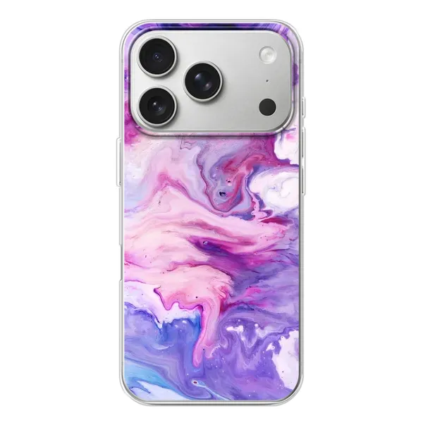 Чехол с рисунком «Фиолетовый мрамор» для iPhone 17 Pro Чехол с рисунком «Фиолетовый мрамор» для iPhone 17 Pro