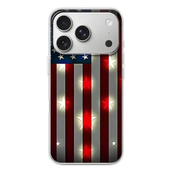 Чехол с рисунком «Флаг США 2» для iPhone 17 Pro Чехол с рисунком «Флаг США 2» для iPhone 17 Pro