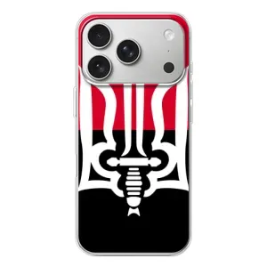 Чохли УПА (Червоно-Чорний) на iPhone 17 Pro (Герб України)