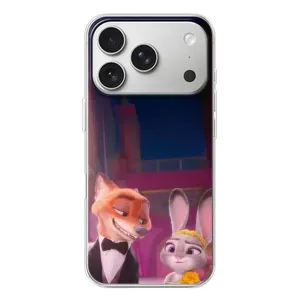 Силиконовый чехол с принтом Зоотрополіс для iPhone 17 Pro (Главные герои)