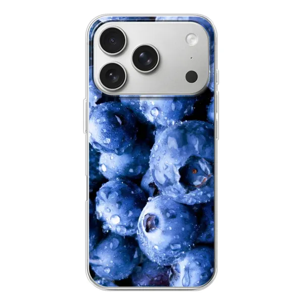 Чехол с рисунком «Голубика» для iPhone 17 Pro Чехол с рисунком «Голубика» для iPhone 17 Pro
