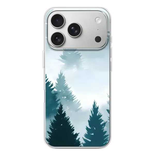 Чехол с рисунком «Горный лес» для iPhone 17 Pro Чехол с рисунком «Горный лес» для iPhone 17 Pro