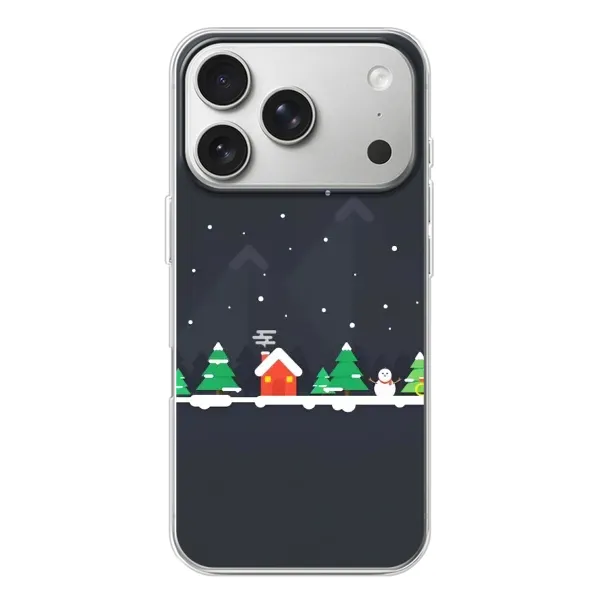 Чехол с рисунком «Город зимний» для iPhone 17 Pro Чехол с рисунком «Город зимний» для iPhone 17 Pro