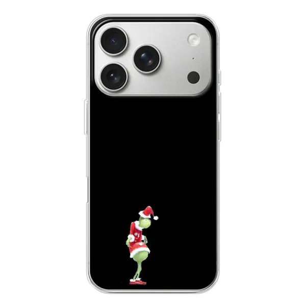 Чехол с рисунком «Гринч на чорном» для iPhone 17 Pro