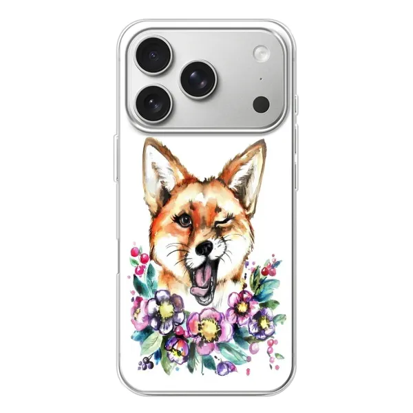 Чехол с рисунком «Хитрая лиса» для iPhone 17 Pro Чехол с рисунком «Хитрая лиса» для iPhone 17 Pro