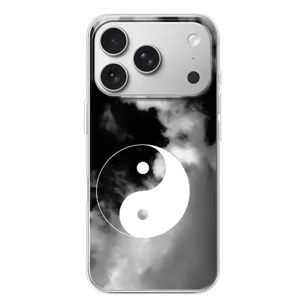 Чехол с рисунком «Инь-Янь» для iPhone 17 Pro Чехол с рисунком «Инь-Янь» для iPhone 17 Pro