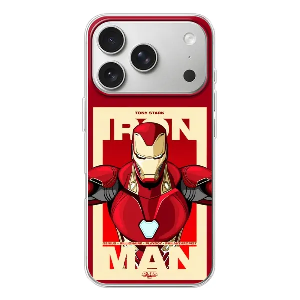 Чехол с рисунком «Iron man» для iPhone 17 Pro Чехол с рисунком «Iron man» для iPhone 17 Pro