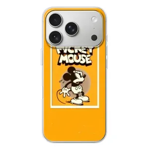 Чехлы с принтом Микки Маус на iPhone 17 Pro (Испуганный Микки)