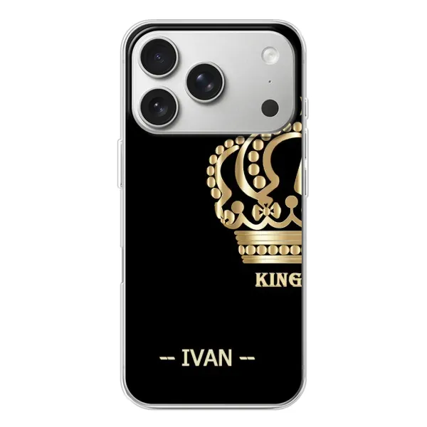 Чехол с рисунком «IVAN» для iPhone 17 Pro