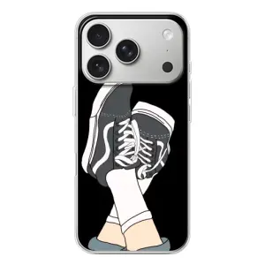 Чехол с Прикольным принтом на iPhone 17 Pro (Кеды)