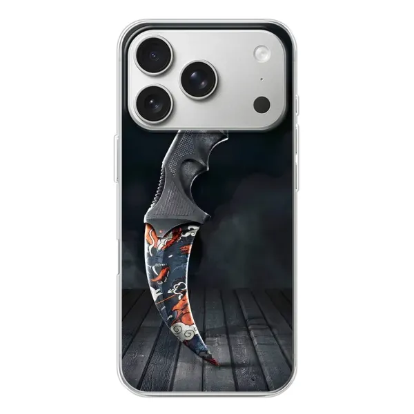 Чехол с рисунком «Кинжал КС ГО» для iPhone 17 Pro Чехол с рисунком «Кинжал КС ГО» для iPhone 17 Pro
