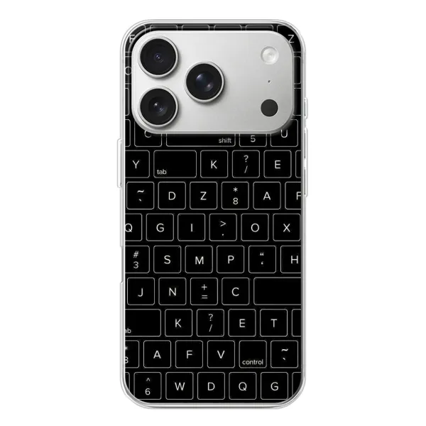 Чехол с рисунком «Клавиатура» для iPhone 17 Pro
