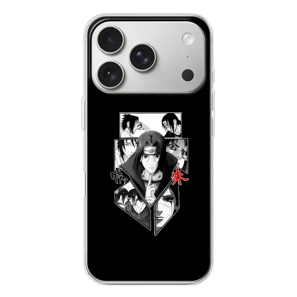 Чехол с рисунком «Коллаж Итачи» для iPhone 17 Pro Чехол с рисунком «Коллаж Итачи» для iPhone 17 Pro