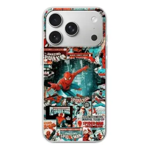 Чехол Супергерой Человека Паука на iPhone 17 Pro (Комиксы Человек Паук)