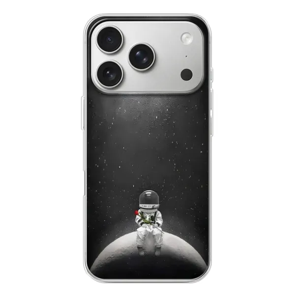 Чехол с рисунком «Космонавт романтик» для iPhone 17 Pro Чехол с рисунком «Космонавт романтик» для iPhone 17 Pro