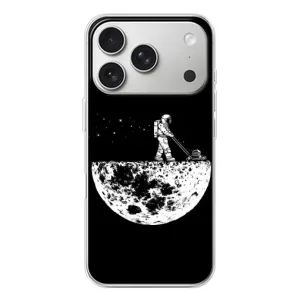 Силіконовый Чохол з принтом "Космонавти" на iPhone 17 Pro (Космонавт)