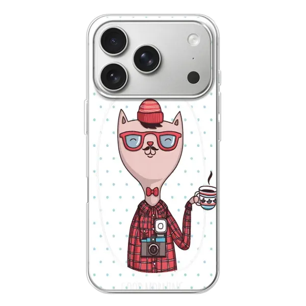 Чехол с рисунком «Кот аристократ» для iPhone 17 Pro Чехол с рисунком «Кот аристократ» для iPhone 17 Pro