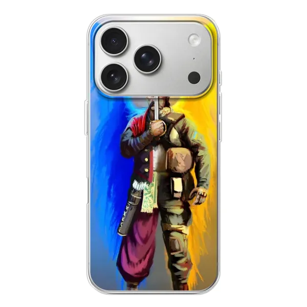 Чехол с рисунком «Козак с крыльями» для iPhone 17 Pro Чехол с рисунком «Козак с крыльями» для iPhone 17 Pro