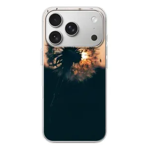 Силиконовый Чехол с одуванчиками на iPhone 17 Pro (Красивый одуванчик)