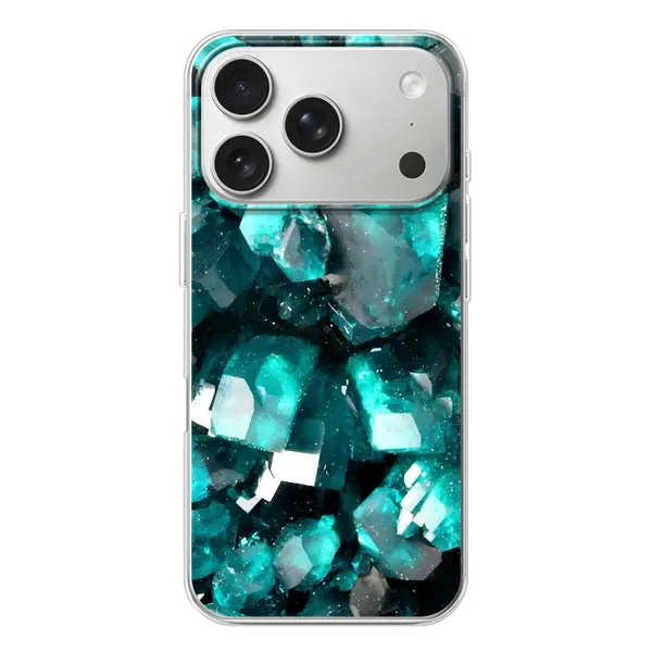 Чехол с рисунком «Кристалы» для iPhone 17 Pro