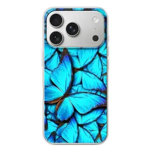 Силіконовий бампер з картинкою звірів для iPhone 17 Pro (Крила метеликів)