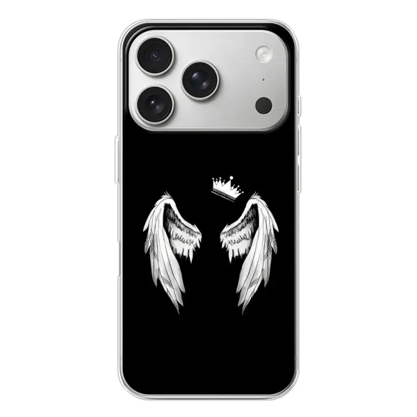 Чехол с рисунком «Крылья и корона» для iPhone 17 Pro
