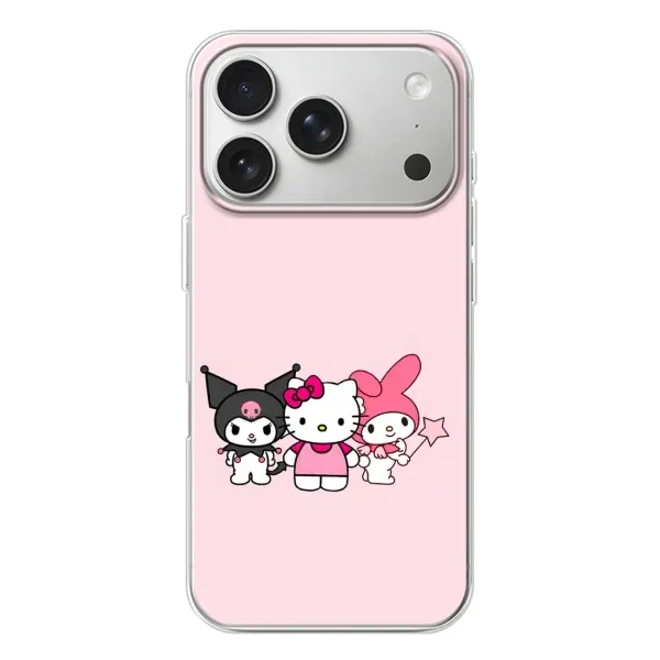 Чехол с рисунком «Куроми Мелоди Китти» для iPhone 17 Pro Чехол с рисунком «Куроми Мелоди Китти» для iPhone 17 Pro