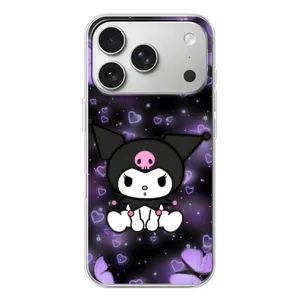Чехол с персонажем Куроми на iPhone 17 Pro (Куроми на черном)