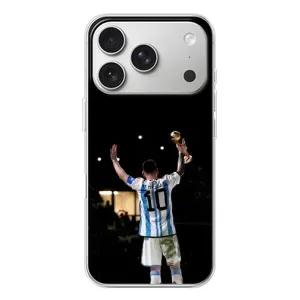 Чохли Лео Мессі Аргентина для iPhone 17 Pro (Лео Чемпіон)