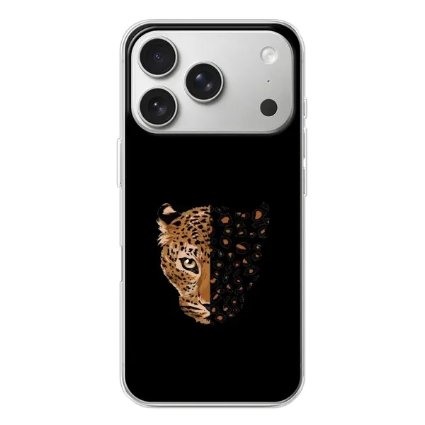 Чехол с рисунком «Леопард на черном» для iPhone 17 Pro Чехол с рисунком «Леопард на черном» для iPhone 17 Pro