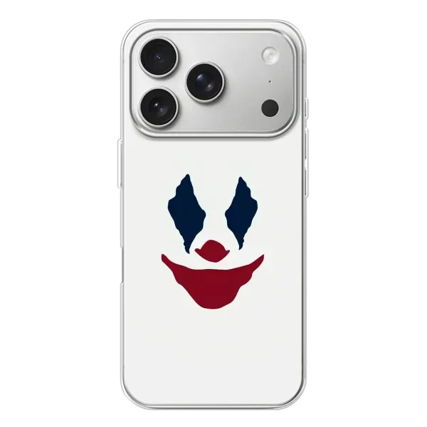 Чехол с рисунком «Лицо Джокера» для iPhone 17 Pro Чехол с рисунком «Лицо Джокера» для iPhone 17 Pro