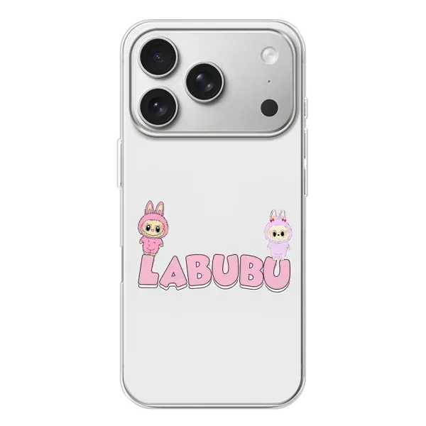 Чехол с рисунком «Логотип Лабубу» для iPhone 17 Pro Чехол с рисунком «Логотип Лабубу» для iPhone 17 Pro