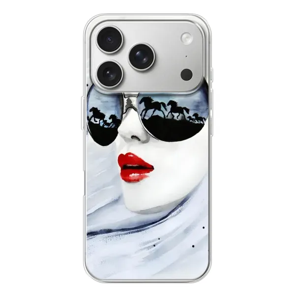 Чехол с рисунком «Любительница коней» для iPhone 17 Pro Чехол с рисунком «Любительница коней» для iPhone 17 Pro