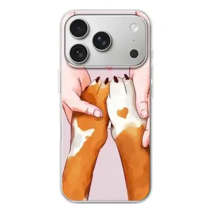 Чохол (ТПУ) Милі песики для iPhone 17 Pro (Любов до собак)