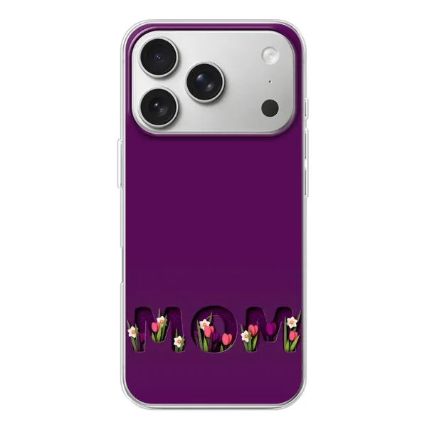 Чехол с рисунком «Мама с цветами» для iPhone 17 Pro Чехол с рисунком «Мама с цветами» для iPhone 17 Pro