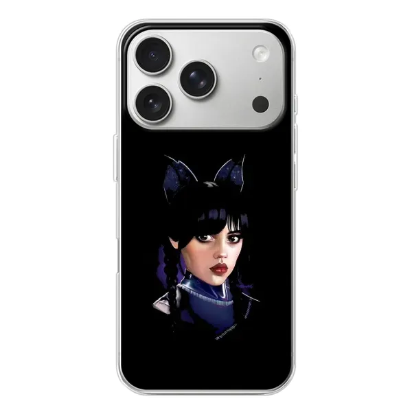 Чохол з малюнком «Мила Венсдей» для iPhone 17 Pro Чохол з малюнком «Мила Венсдей» для iPhone 17 Pro