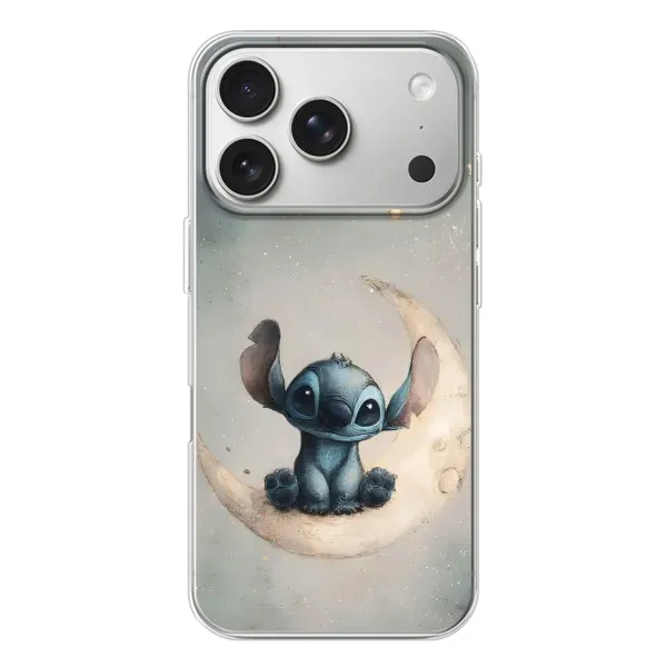 Чехол с рисунком «Милый Стич» для iPhone 17 Pro