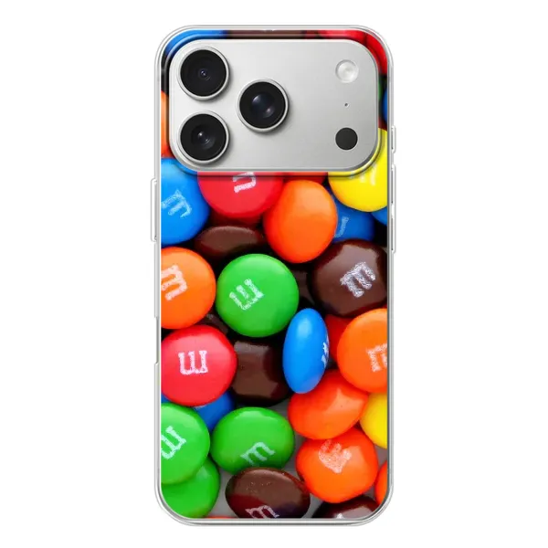 Чехол с рисунком «Разноцветные M&M'S» для iPhone 17 Pro Чехол с рисунком «Разноцветные M&M'S» для iPhone 17 Pro