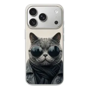 Чохол на тематику: Коти для iPhone 17 Pro (Модний кіт)