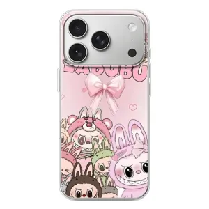 Чехол с принтом Лабубу для iPhone 17 Pro (Монстры Лабубу)