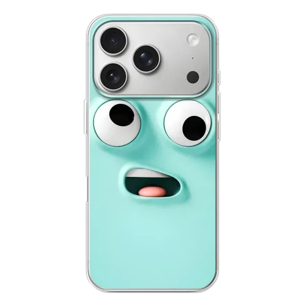 Чехол с рисунком «Забавное мятное лицо» для iPhone 17 Pro Чехол с рисунком «Забавное мятное лицо» для iPhone 17 Pro
