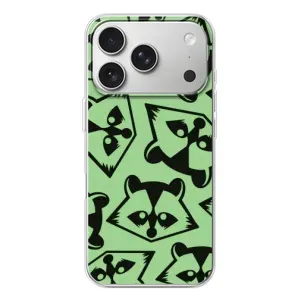 Силіконовий Чохол з Энотами на iPhone 17 Pro (Мордочки Єнота)