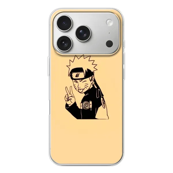 Чехол с рисунком «Наруто Удзумаки» для iPhone 17 Pro