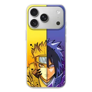 Купить Чехлы на телефон с принтом Anime для iPhone 17 Pro (Naruto Vs Sasuke)