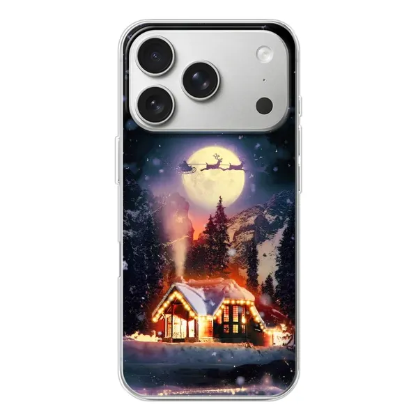 Чехол с рисунком «Настроение зимнее» для iPhone 17 Pro
