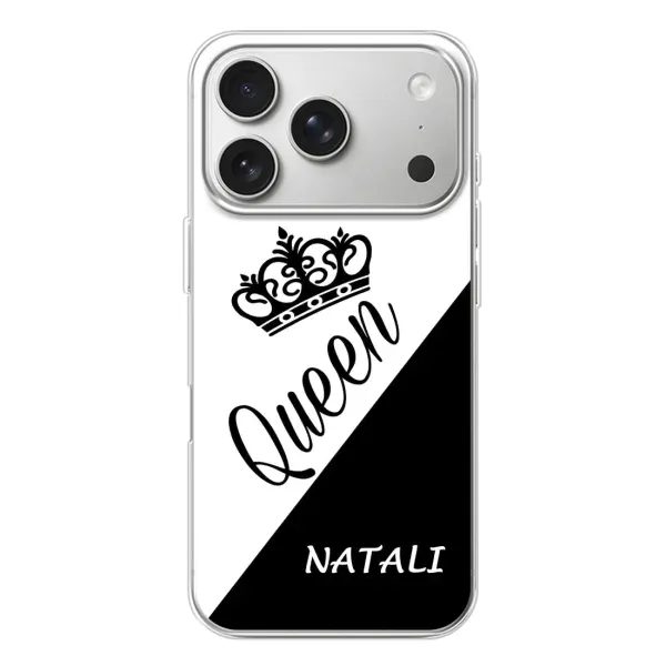 Чохол з малюнком «NATALI» для iPhone 17 Pro