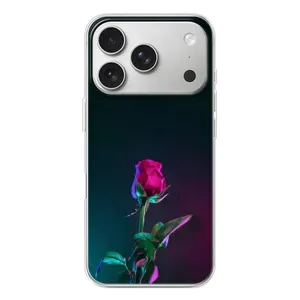 Чехлы с принтом Розочки для iPhone 17 Pro (Ночная роза)