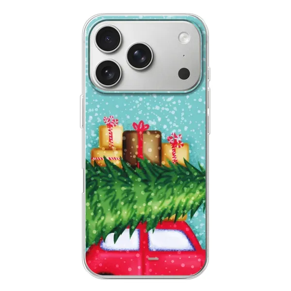 Чехол с рисунком «Новогодние подарки» для iPhone 17 Pro