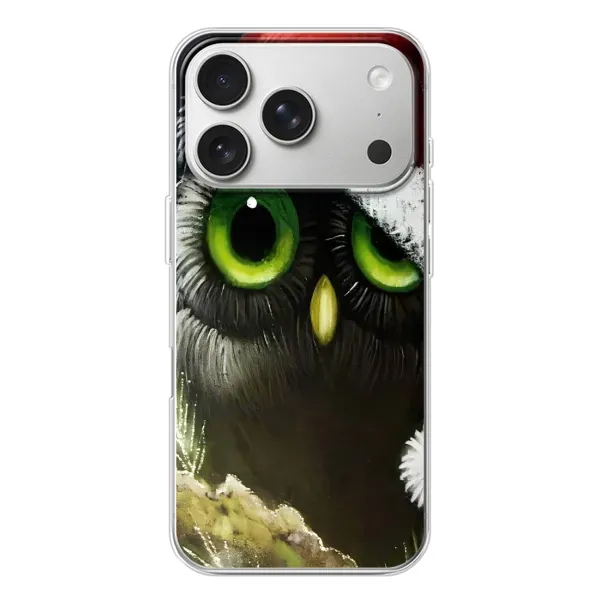 Чехол с рисунком «Новогодняя Сова» для iPhone 17 Pro Чехол с рисунком «Новогодняя Сова» для iPhone 17 Pro