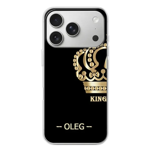 Чехол с рисунком «OLEG» для iPhone 17 Pro